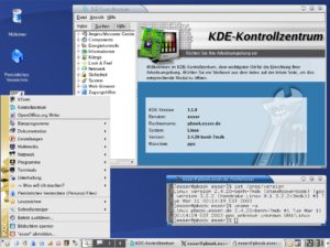 Abbildung 8: Mandrake Linux 9.1 auf dem Apple PowerBook
