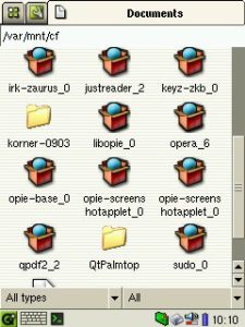 Abbildung 8: Der Dateimanager des Hybrid ROM