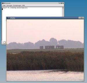 Abbildung 8: Xdvplay bei der Wiedergabe des Urlaubsvideos