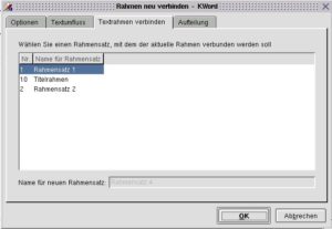 Abbildung 8: Zwei Rahmen werden miteinander verbunden