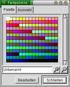 Abbildung 8: Die Web-Palette