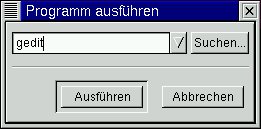 Abbildung 8: So sieht GNOME's Programm-Starter aus