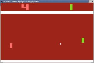 Abbildung 9: So sah die Atari 2600-Version von Pong aus, vgl. auch Abb. 1 des Automaten