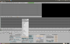 das video in den Sequence Editor einspeisen