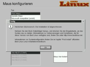 Kaum begonnen, schon fertig? - Installationstool GBLI von Best Linux hat noch seine Macken.