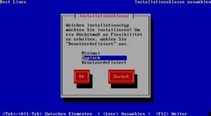 Auch das textbasierte Installationstool hält einige Lücken für den Einsteiger bereit.
