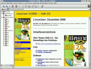 Heft-CD LinuxUser 12/2000 – Gut gemeint aber nicht gut gemacht?