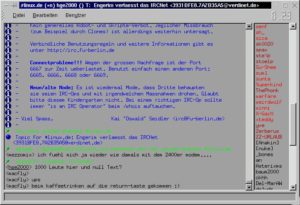 Ganz einfach: Server aussuchen, mit "/Join #linux.de" den richtigen Kanal betreten, und schon geht es los