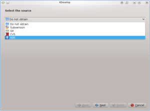 Neue Projekte gleich in Kdevelop laden und loslegen können - dieser Gedanke steht hinter dem Import-Dialog.