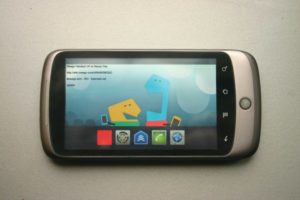 Meego zu Besuch auf dem Snapdragon-Handy Nexus One. Foto: Wiki.meego.com