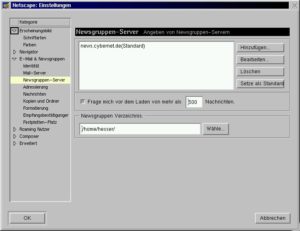 Seit Version 4.72 kommt Netscape auch deutschsprachig daher - dafür muss die Umgebungsvariable LANG auf "de_DE" gesetzt sein