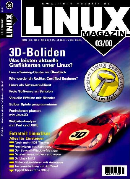 Heftcover LinuxUser 03/2000