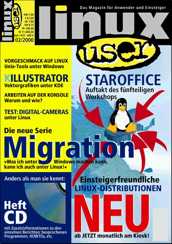 Heftcover LinuxUser 06/2000