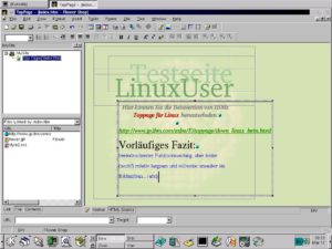 IBM´s beliebte WYSIWYG-Website Creation Suite Toppage gibt´s jetzt auch für Linux.