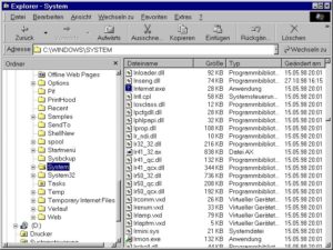 Bei Windows 98 finden Sie Bibliotheken in <custom name="span" custom:class="uielement" srcset=