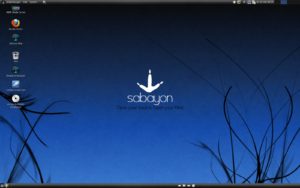 Abbildung 1: Der Sabayon-Desktop gibt sich auf unauffällig, jedoch elegant.