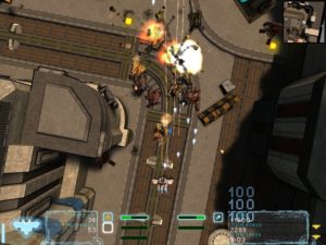 Abbildung 1: Explosive Schlachten wie diese hier sind in Steel Storm an der Tagesordnung.