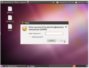 Abbildung 3: Und so sieht dasd Ganze unter Ubuntu aus.