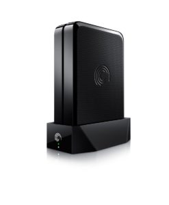 Abbildung 3: Das GoFlex Home NAS mit eingesteckter 3,5-Zoll-Platte.