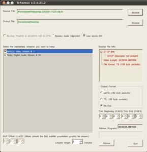 Abbildung 5: Das .NET-Programm TSremux wird längst nicht mehr weiterentwickelt.