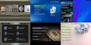 Abbildung 6: Verschiedene populäre Themes für MythTV.