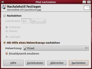 Pfadeinstellung