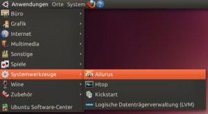 Abbildung 1: Ailurus legt einen Menüeintrag an, mit dem Sie das Programm direkt starten.