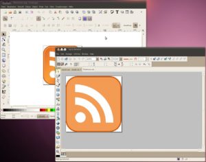 Abbildung 1: Inkscape vs. Xara Xtreme: Zwar ähneln sich beide im Aufbau, Inkscape bringt jedoch einen wesentlich größeren Funktionsumfang mit.