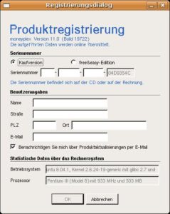 Abbildung 1: Der Registrierungsdialog lässt einige Fragen zum Datenschutz offen.