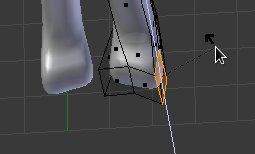 Abbildung 13: Rotationen, Skalierungen und Bewegungen können in Blender auf eine bestimmte Achse beschränkt werden.