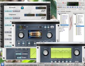 Abbildung 2: Schrauben, Rädchen, Röhren – Optik, Qualität und Leistungsumfang der Calf-Plugins sorgen für feuchte Hände bei Musikern.