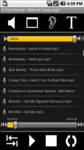 Abbildung 2: Benutzen Sie das SmartPad als Fernsteuerung für den VLC Medienplayer mit VLC Remote Light.