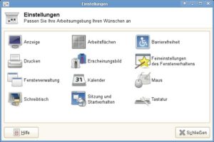 Abbildung 4: XFCE bringt ein integriertes Werkzeug für die Konfiguration des Desktops mit.