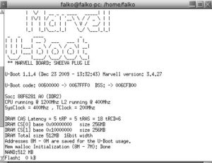 Abbildung 4: Anstelle von Grub oder Lilo startet U-Boot das Betriebssystem auf dem kleinen Server.