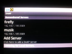 Abbildung 4: Die Einstellungen für den Zugriff auf den DAAP-Server müssen Sie in der Regel von Hand vornehmen.