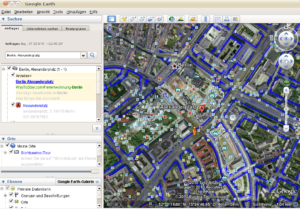 Streetview ist nun deutlich besser in Google Earth integriert.