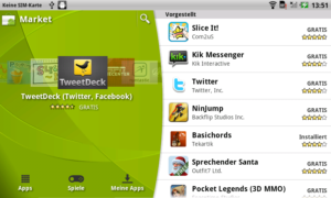 Der neue Android-Market.