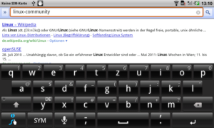 Die Tastatur fand ich bei den ersten Tests nicht allzu gut, zumal wichtige Tasten fehlen.