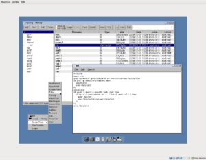 In einem deutlich aufgefrischten Gesamtdesign mit helleren Farbtönen, einem Dateimanager und einem rudimentären Texteditor präsentiert sich Tiny Core Linux 3.3.