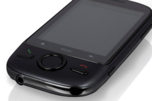 Das Trekstor Smartphone mit resisitivem Display.