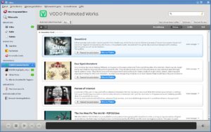 Abbildung 1: Miro entpuppt sich als multimedialer Tausendsasa. Es spielt nicht nur Video- und Audio-Dateien ab sondern fungiert als Frontend und Downloadmanager für sämtliche wichtigen Video-Dienste wie Youtube.