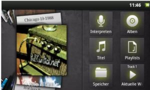 Abbildung 4: Der Musikplayer gehört zweifellos zu den Stärken des Archos-Internettablets.