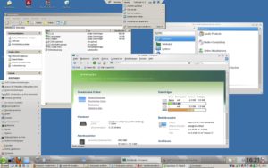 Abbildung 5: Ungewohnte Ansichten: Im "nahtlosen Modus" zeigt VirtualBox im Gastsystem gestartete Applikationen auf dem Desktop des Wirts an.