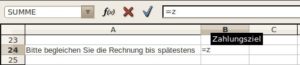 Abbildung 5: Oft ist es einfacher, eine Formel mit einem sprechenden Namen zu verwenden als jedes Mal wieder die komplette Formel einzugeben.
