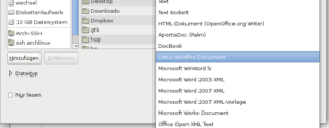 Libre Office 3.3 kann mit Lotus WordPro und Microsoft Works neue Dateiformate importieren.