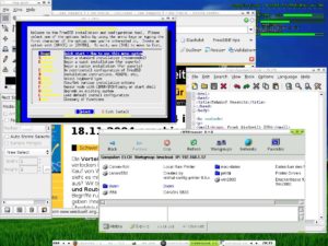 Der Anblick von Freesbie wirkt für Benutzer von Linux sehr vertraut.
