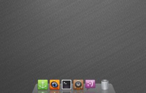 Abbildung 1: Ein erster Blick auf Docky verrät die Nähe zum Apple-Dock.