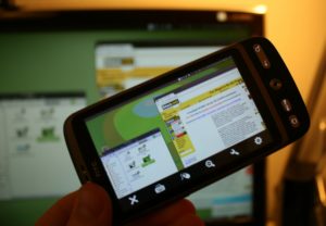 Abbildung 3: Teamviewers Android-App ermöglicht auch von Unterwegs den Zugriff auf den heimischen Rechner.