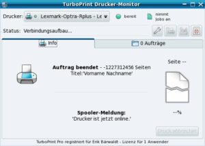 Abbildung 7: Alles sofort im Blick: Der Druckermonitor von Turboprint.