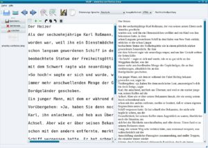 Abbildung 3: Auch YAGF erlaubt eine intuitive Bedienung.